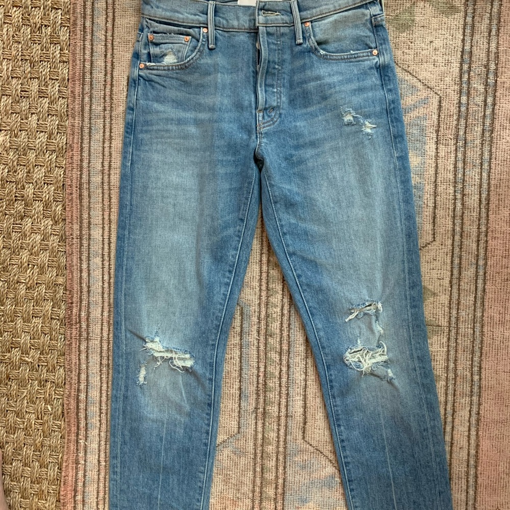 MOTHER Denim the Stinger Flood Jean